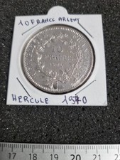 #TRES  BELLE PIECE DE  10 FRANCS HERCULE EN ARGENT DE 1970