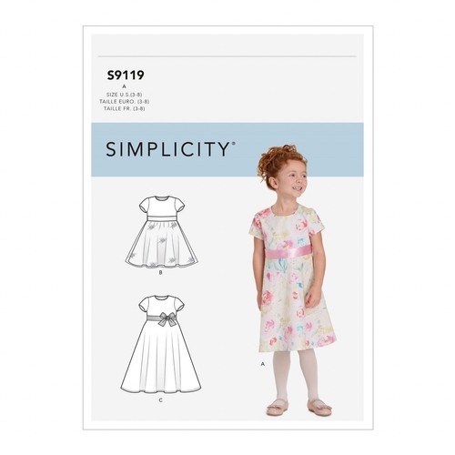 Simplicity 9119 enfant robe - 9119,