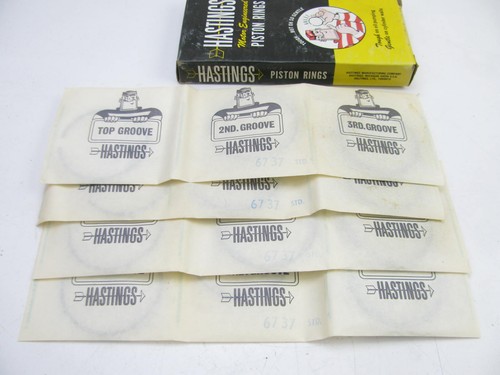 Hastings 6737 piston - hastings, rings