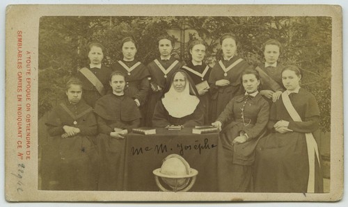 Cdv circa 1870 ecole - cdv,