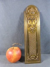 Plaque de propreté en laiton