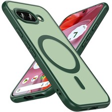 Magsafe Coque pour Google Pixel 9a Protection Silicone TPU Appareil Photo Matte