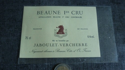 Etiquette vin beaune 1er - beaune,