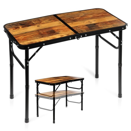Table camping réglable - camping,