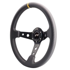 Volant sport carbon look