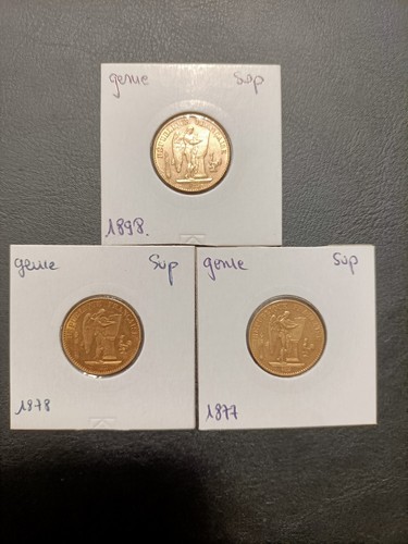 Pièces 20francs génie - pièces,