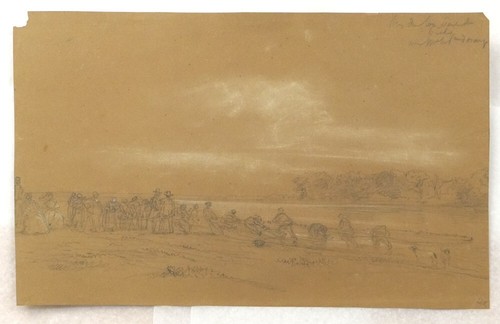 Dessin théodore gudin paysage - théodore,