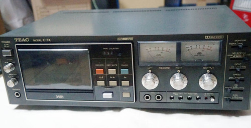 Teac three head cassette - c-3x,