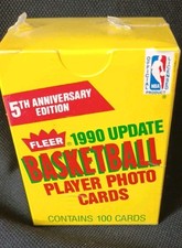 1990 Fleer Basketball Factory Full Set Sealed Pack 100 Cards Jordan[Cletius]