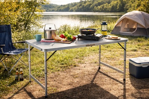 Table pliante xxl aluminium - table,