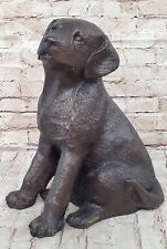 Statue De Chien En Bronze J