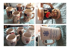 Chopes à biere en céramique