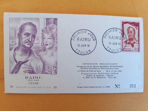 Rare fdc raimu - raimu, –