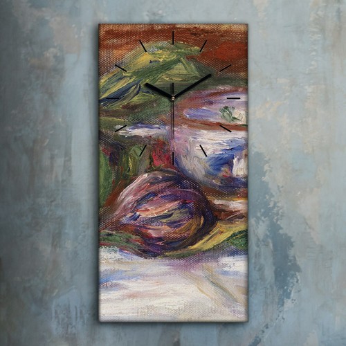 Horloge murale sur toile - , 30x60