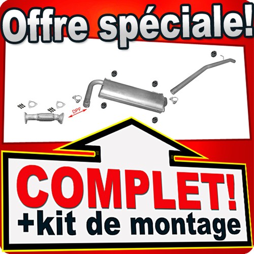 échappement pour citroën - pour,