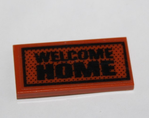 Lego tile 2x4 - lego, 'welcome