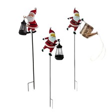 Lampe solaire de Noël Père Noël à piquer pour la décoration de jardin