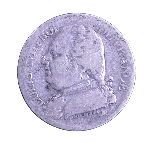 Louis xviii francs 1814 - xviii,