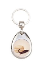 Macaron Vanille - Porte clé