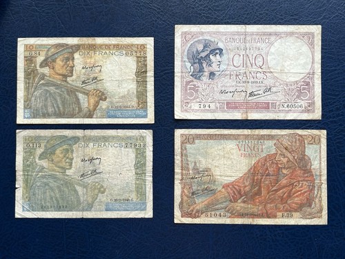 Lot billets anciens - lot, 4