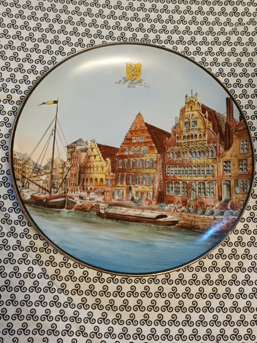 Gustave asch plat peint - asch,