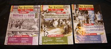 Lot de 3 revues Nos Ancêtres vie & métiers Ruralité Régionalisme