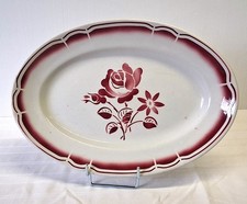 Très joli plat ovale ancien