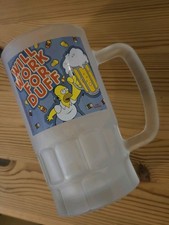 Chope à bière Homer SIMPSONS Will work for Duff verre 16 cm 