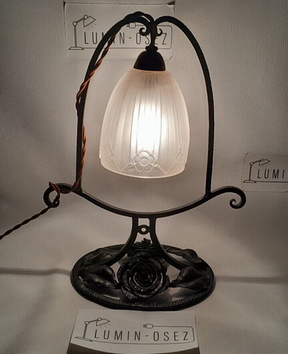 Lampe fer forgé - fer, déco