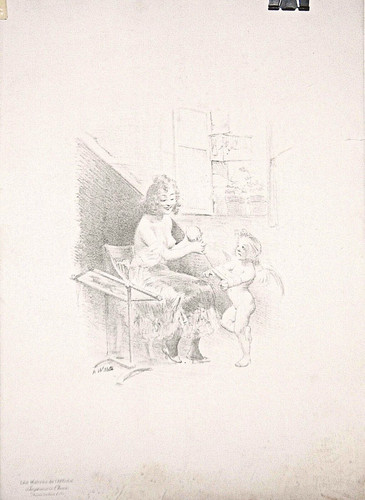 Lithographie willette - lithographie, de