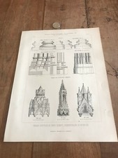 gravure ancienne architecte