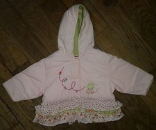 Manteau Rose à Capuche et
