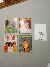 1973 LOT 4 magazines pour les filles-mademoiselle âge tendre-sheila/charden.. ..