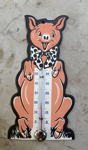 Thermomètre ancien boucherie - ancien,