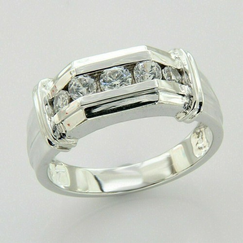 Bague alliance homme - , diamant