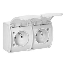 Double Prise Electrique 2x2P+T