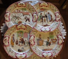 Tres beau plat "Trompe