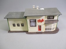 LQ1612 BRAWA 290 Train Ho 1/87 Maquette montée Station téléphérique avec café