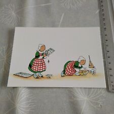 Carte postale Becassine - Gautier Languereau - CPE 038 - découpe lettres