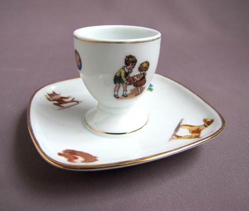Limoges coquetier enfant style - coquetier,