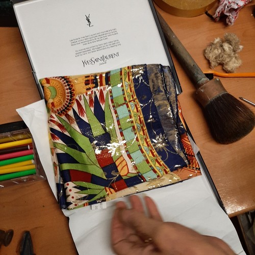 Carre foulard soie yves - carre,