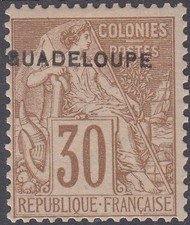 GUADELOUPE Colonie Française 1891 Yvert 22 Neuf * (ref#18400)