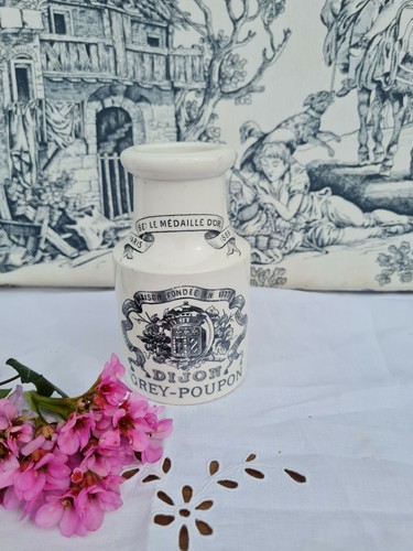 Ancien pot moutarde - ancien,