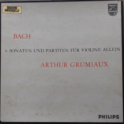 Arthur grumiaux violin bach - grumiaux,