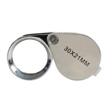 Loupe Bijoutier - Loupe Grossissante Verre 30 x 21 mm Bijoux Antiquités Lenti...