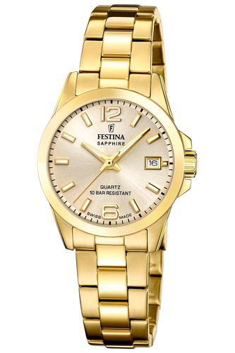Festina montre femme dorée - festina,