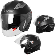 Demi Jet Casque Visière Pare