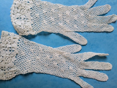 Paire gants anciens - paire,