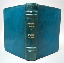 EDOUARD PEISSON L'AIGLE DE MER ILL. GUY ARNOUD EX. NUM. RELIURE PLEIN CUIR 1945