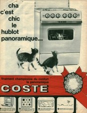 Publicité ancienne gazinière Coste 1962 issue de magazine